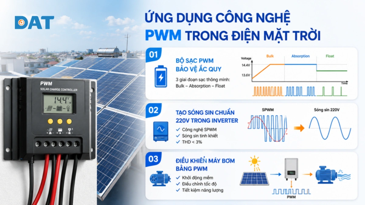 3 ứng dụng của công nghệ PWM trong hệ thống điện mặt trời.webp