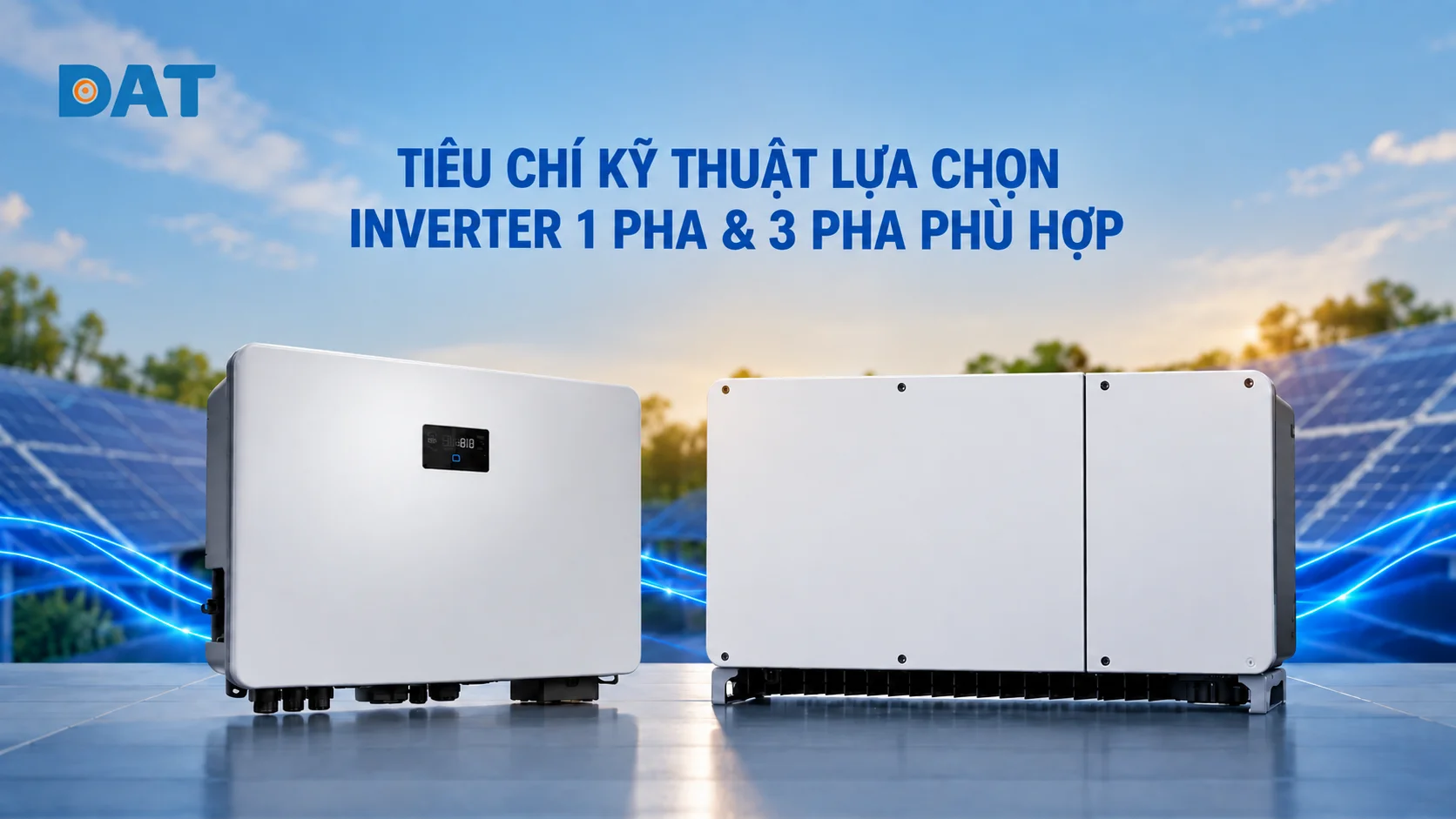 4 tiêu chí kỹ thuật lựa chọn inverter 1 pha & 3 pha phù hợp