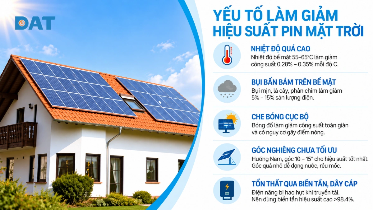 5 yếu tố tác động trực tiếp làm suy giảm hiệu suất pin mặt trời.webp