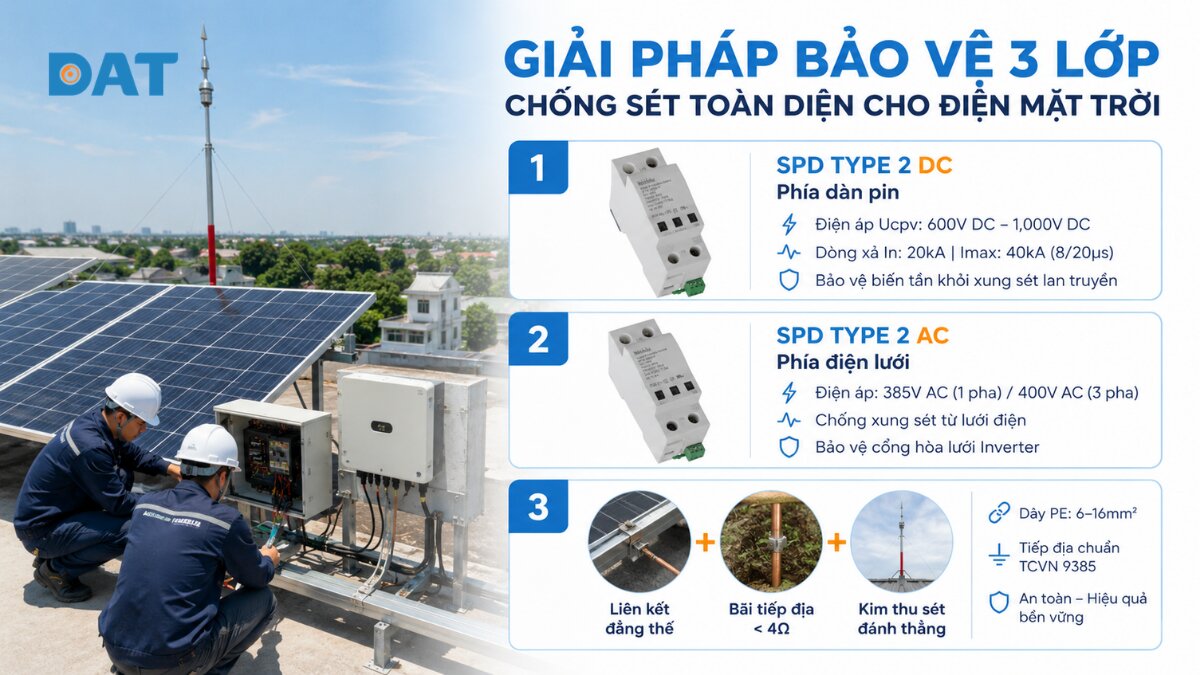 Giải pháp bảo vệ ba lớp chống sét toàn diện cho điện mặt trời.jpg