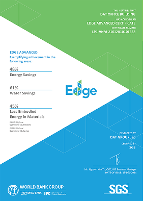 Chứng nhận công trình xanh EDGE