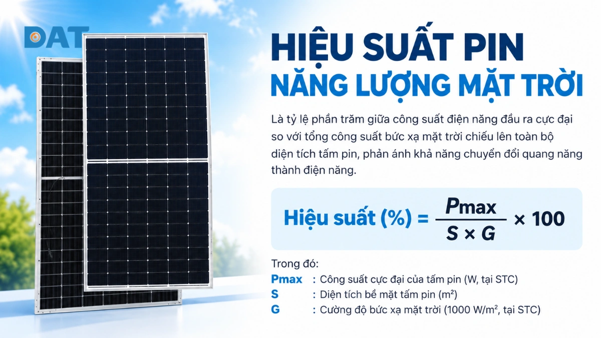 Hiệu suất pin năng lượng mặt trời là gì.webp