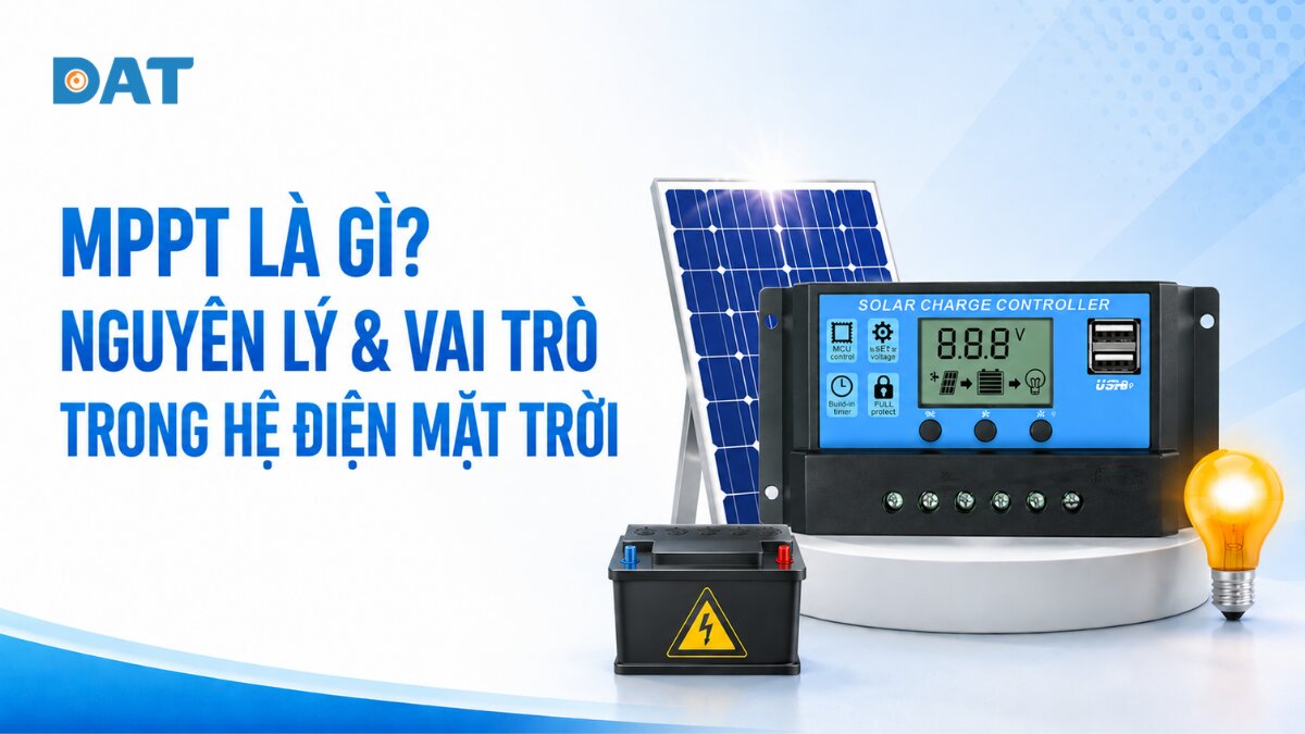 MPPT là gì? Nguyên lý & vai trò trong hệ điện mặt trời