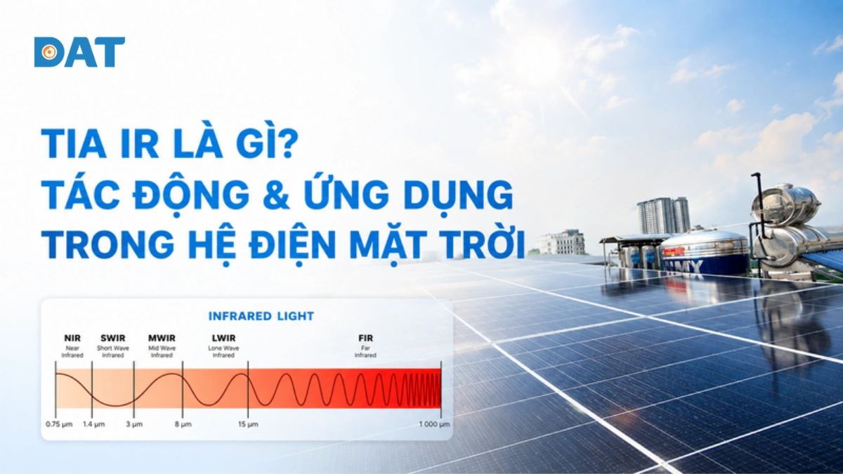 Tia IR là gì? Tác động & ứng dụng trong hệ điện mặt trời